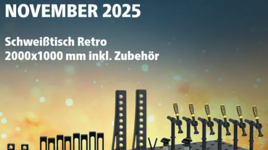 Sonderaktion Schweisstisch Retro 2000x1000x200 inkl. Zubehör