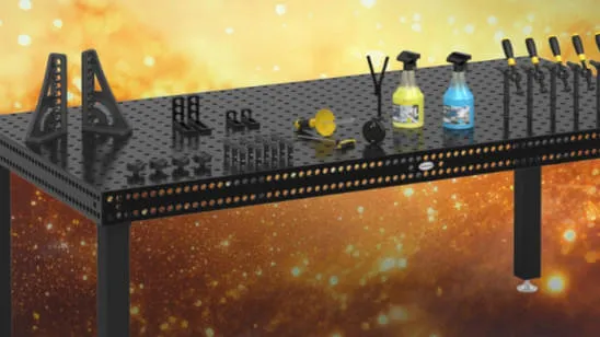 Sonderaktion 16er Schweisstisch 2000x1000x100 inkl. Zubehör