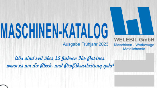 Maschinenkatalog   -   Ausgabe Frühjahr 2023